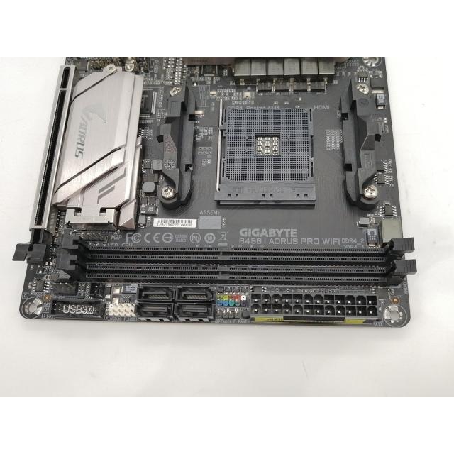 中古】GIGABYTE B450 I AORUS PRO WIFI B450/AM4/11ac Wave2/Mini-ITX