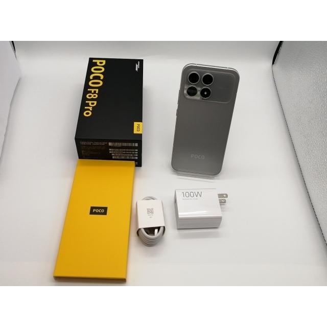 中古】Xiaomi 国内版 【SIMフリー】 POCO F8 Pro チタンシルバー 12GB