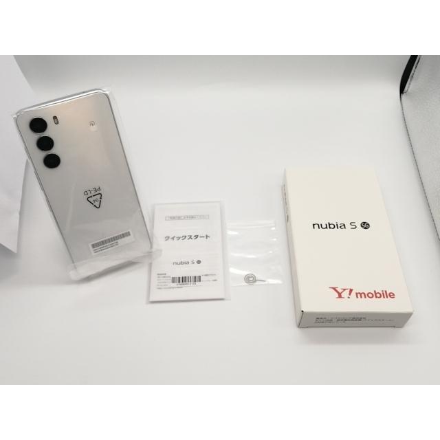 未使用】ZTE ymobile 【SIMフリー】 nubia S 5G 4GB 128GB ホワイト