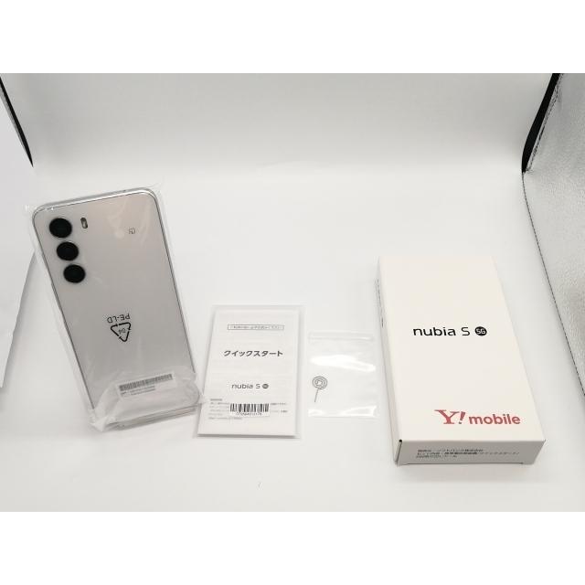 未使用】ZTE ymobile 【SIMフリー】 nubia S 5G 4GB 128GB ホワイト