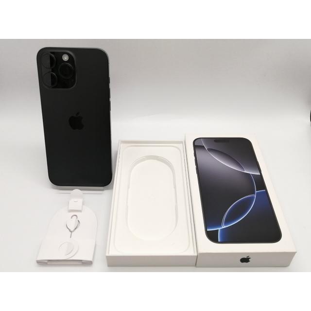 中古】Apple 国内版 【SIMフリー】 iPhone 16 Pro Max 256GB ブラック