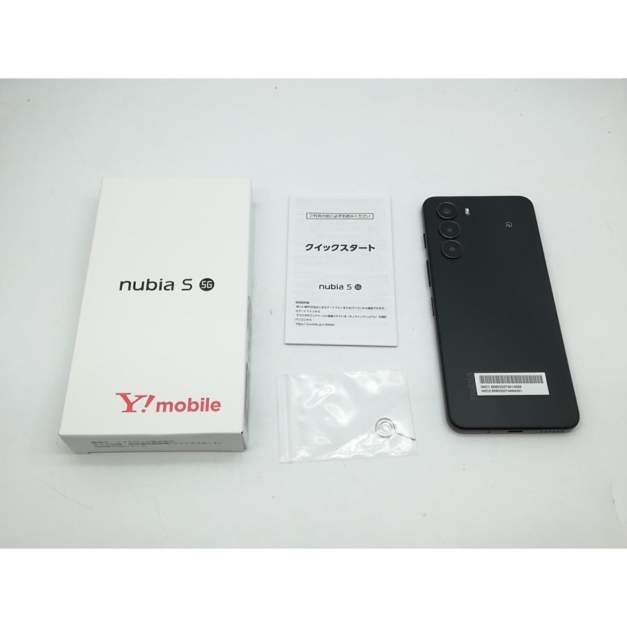未使用】ZTE ymobile 【SIMフリー】 nubia S 5G 4GB 128GB ブラック