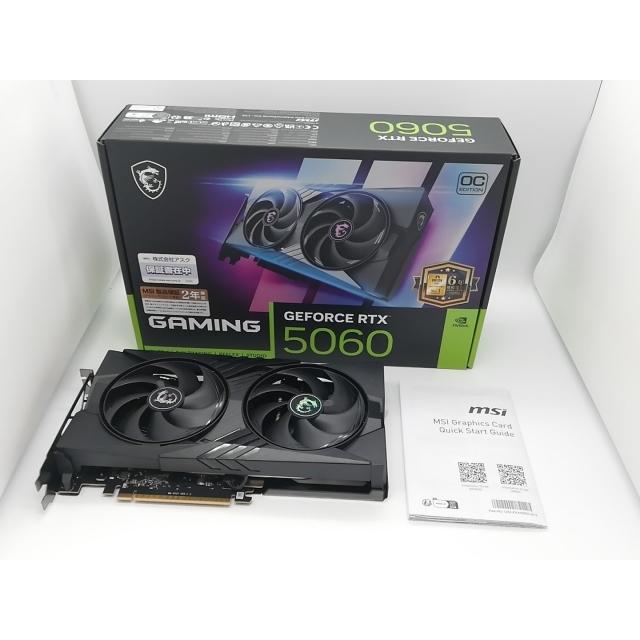 中古】MSI GeForce RTX 5060 8G GAMING OC RTX5060/8GB(GDDR7)【アリオ