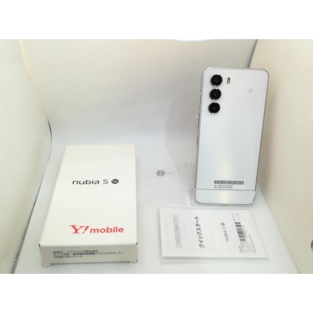 nubia S 5G ホワイト Y!mobile A403ZT ZTE nubia S 5G A403ZT Y!mobile ホワイト SIMロック解除済み 新品 未