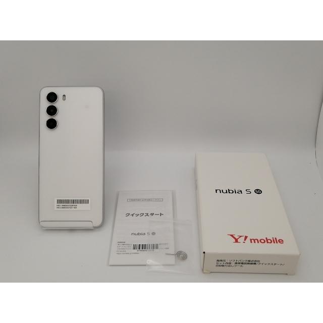 未使用】ZTE ymobile 【SIMフリー】 nubia S 5G 4GB 128GB ホワイト