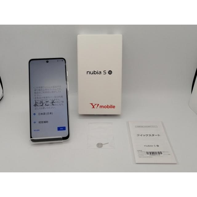 未使用】ZTE ymobile 【SIMフリー】 nubia S 5G 4GB 128GB ホワイト
