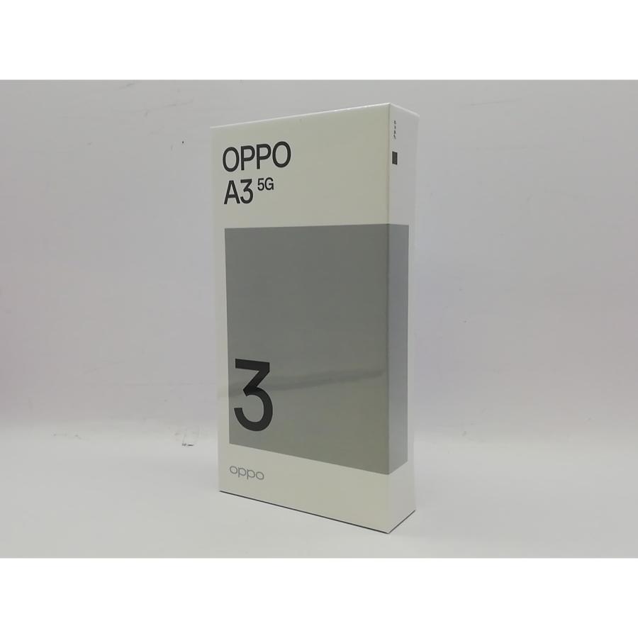 未使用】Oppo ymobile 【SIMフリー】 OPPO A3 5G 4GB 128GB ブラック