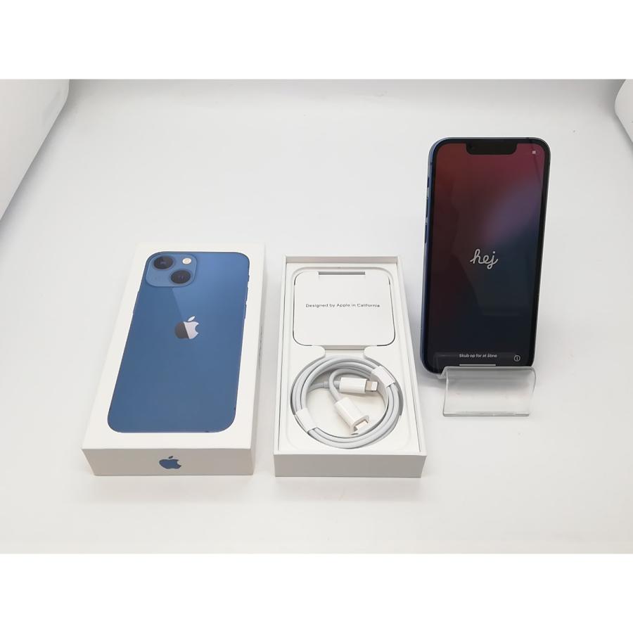 iPhone 13 mini 【中古】Apple au 【SIMフリー】 128GB ブルー MLJH3J