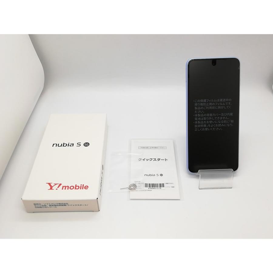 未使用】ZTE ymobile 【SIMフリー】 nubia S 5G 4GB 128GB