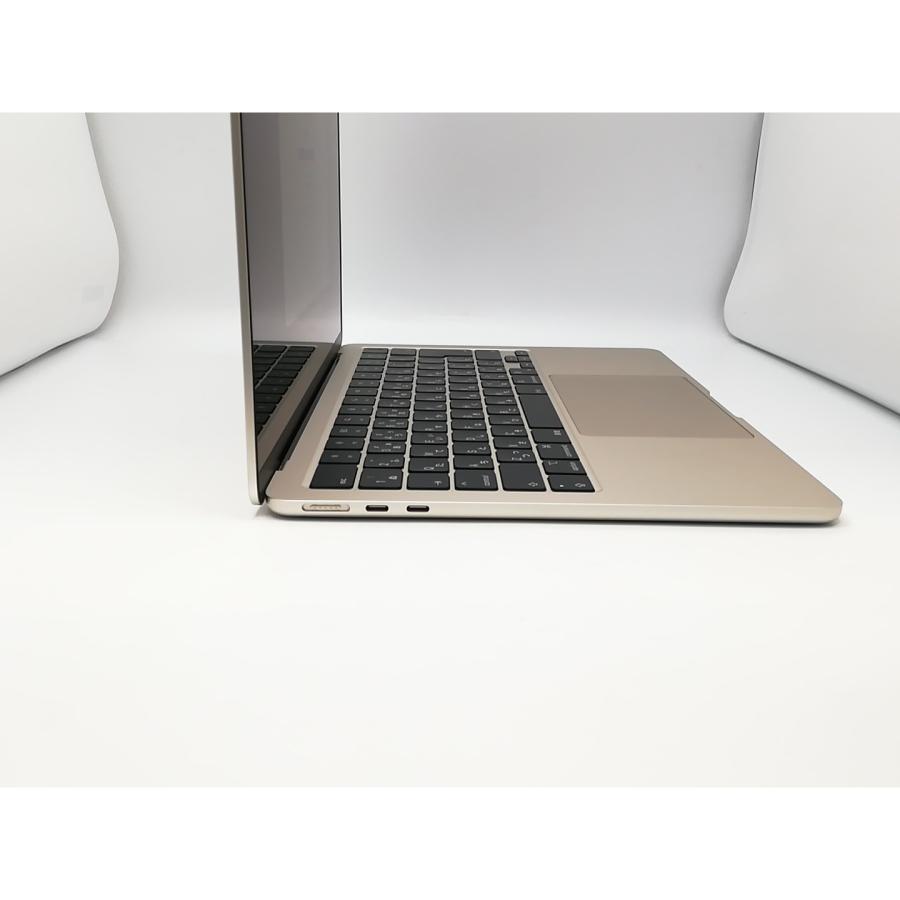 【中古】Apple MacBook Air 13インチ CTO (M2,2022) スターライト M2(CPU:8C/GPU:8C)/16G/256G/30W AC【アリオ倉敷】保証期間１ヶ月【ランクA】の画像