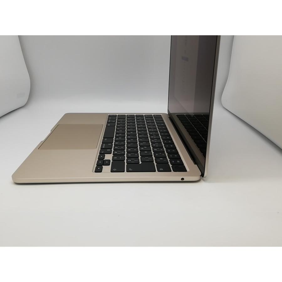 【中古】Apple MacBook Air 13インチ CTO (M2,2022) スターライト M2(CPU:8C/GPU:8C)/16G/256G/30W AC【アリオ倉敷】保証期間１ヶ月【ランクA】の画像