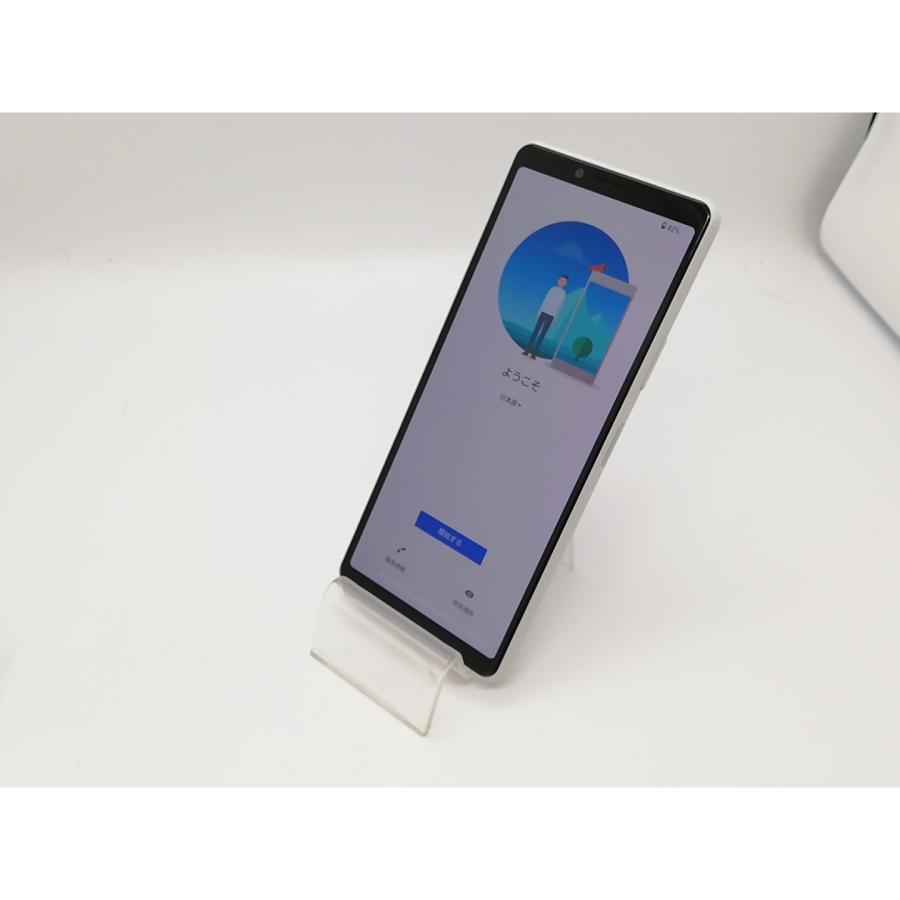 中古】SONY au 【SIMロック解除済み】 Xperia 10 II ホワイト 4GB 64GB