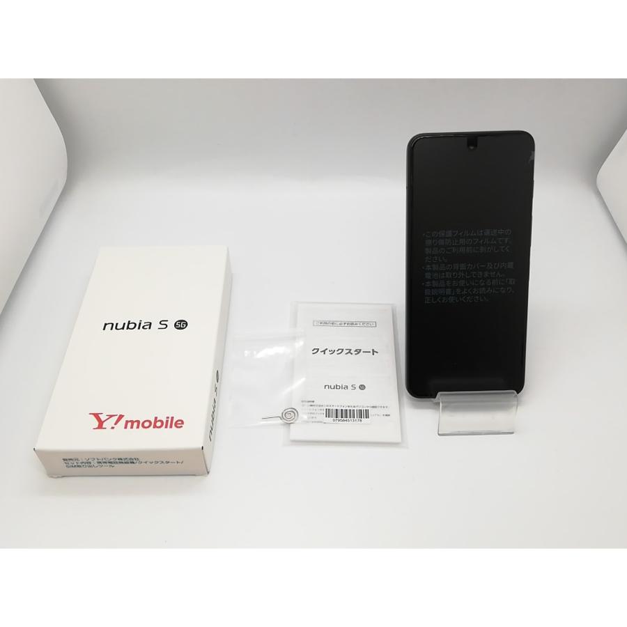 未使用】ZTE ymobile 【SIMフリー】 nubia S 5G 4GB 128GB ブラック