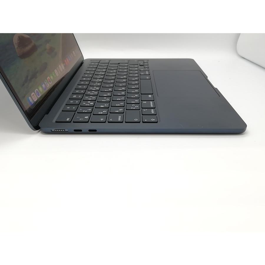 【中古】Apple MacBook Air 13インチ M3(CPU:8C/GPU:10C) 24GB/512GB ミッドナイト MC8Q4J/A (13インチ, M3, 2024)【アリオ倉敷】保証期間１ヶ月【ランクB】の画像