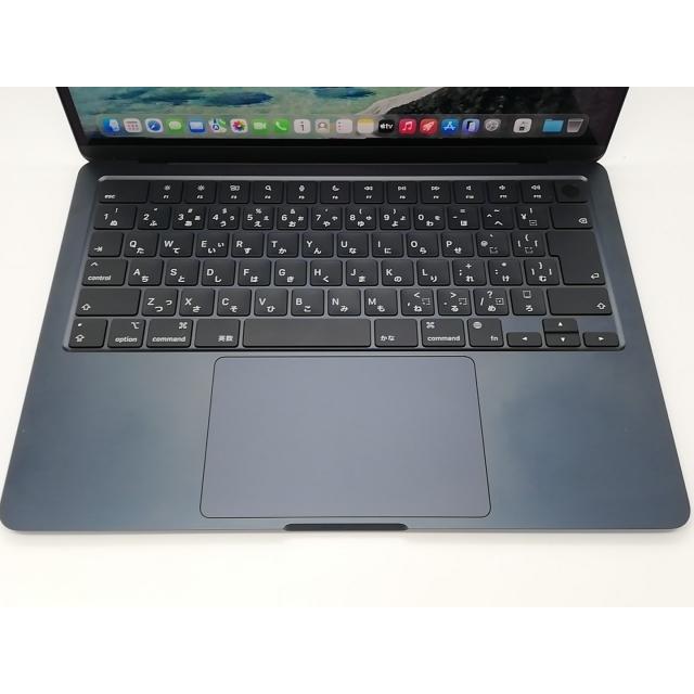 【中古】Apple MacBook Air 13インチ M3(CPU:8C/GPU:10C) 24GB/512GB ミッドナイト MC8Q4J/A (13インチ, M3, 2024)【アリオ倉敷】保証期間１ヶ月【ランクB】の画像