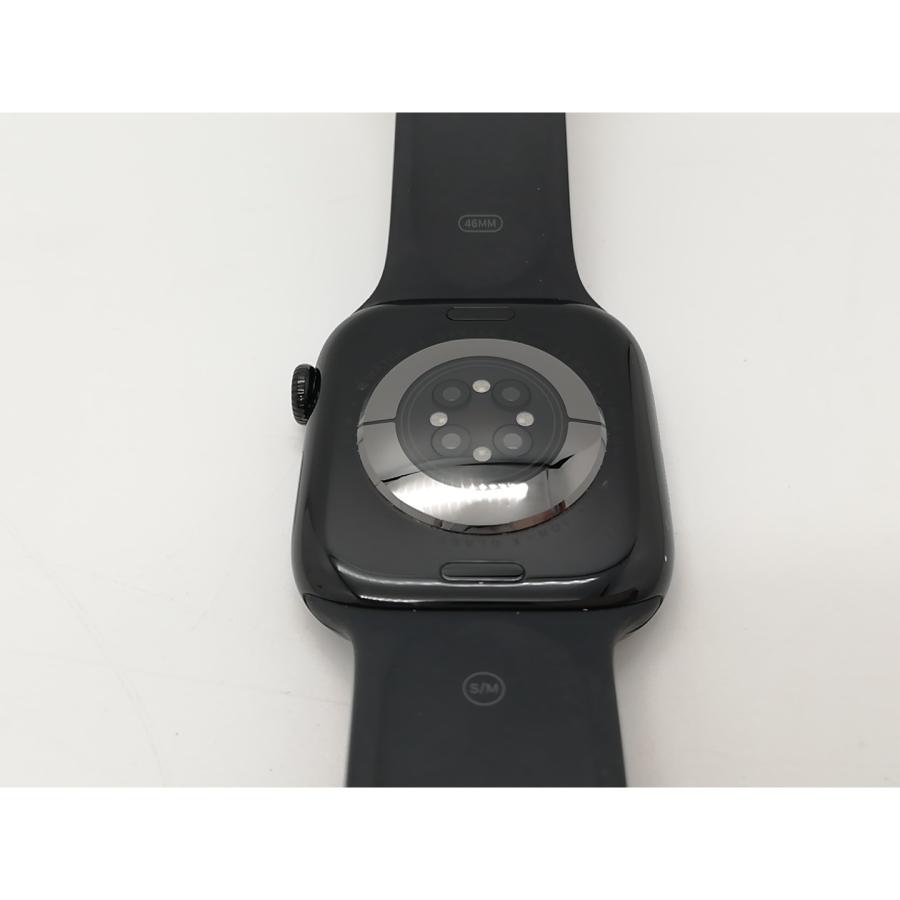 【中古】Apple Watch Series10 46mm GPS ジェットブラックアルミニウムケース/ブラックスポーツバンド (S/M) MWWP3J/A【アリオ倉敷】保証期間１ヶ月【ランクB】の画像