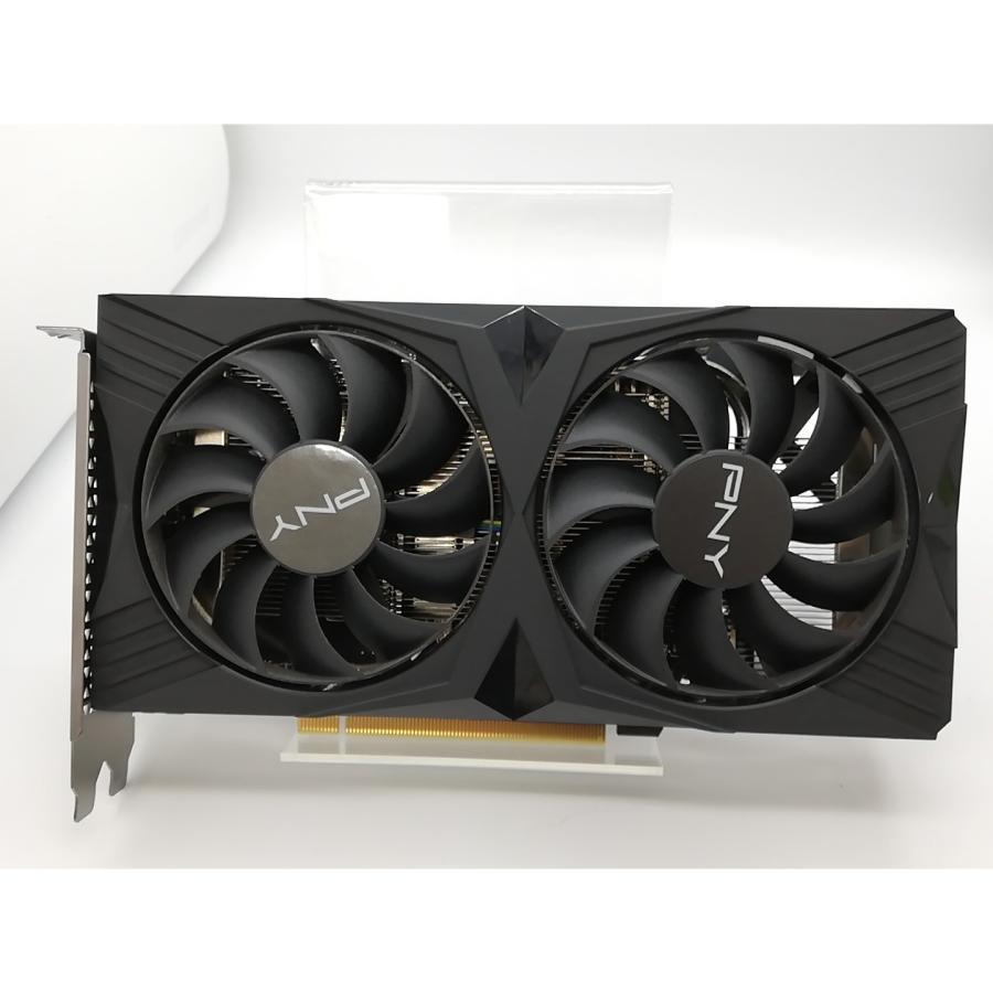 中古】PNY GeForce RTX 4060 8GB VERTO ダブルファン VCG40608DFXPB1 