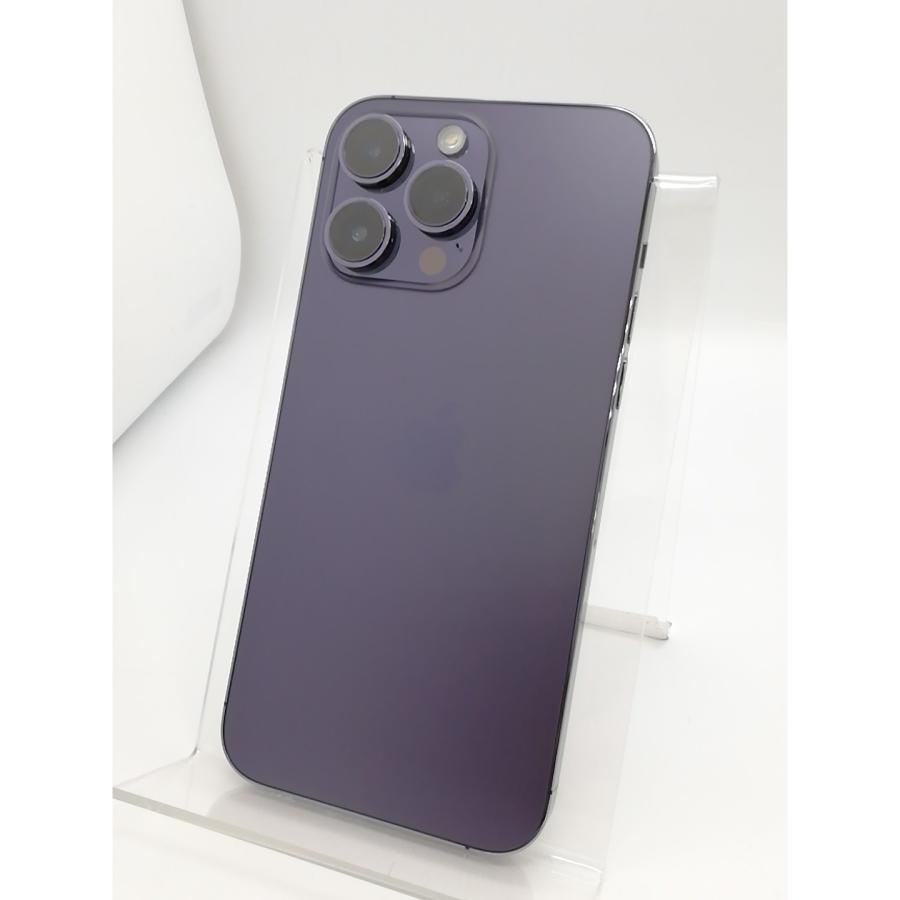 【中古】Apple 国内版 【SIMフリー】 iPhone 14 Pro Max 512GB ディープパープル MQ9J3J/A【アリオ倉敷】保証期間１ヶ月【ランクB】の画像
