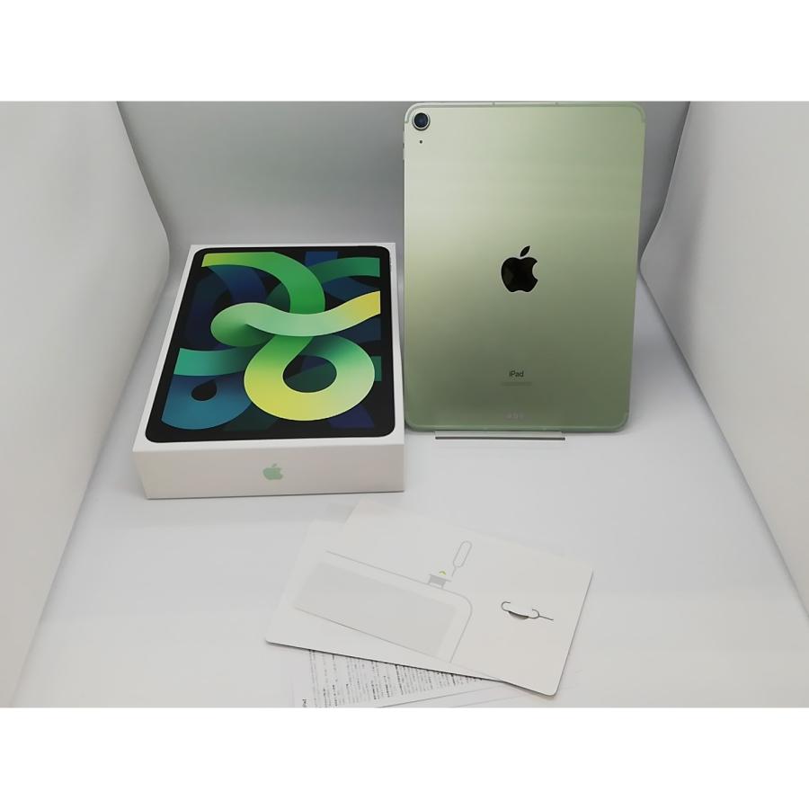 【中古】Apple docomo 【SIMロック解除済み】 iPad Air（第4世代/2020） 256GB グリーン MYH72J/A【アリオ倉敷】保証期間１ヶ月【ランクA】の画像