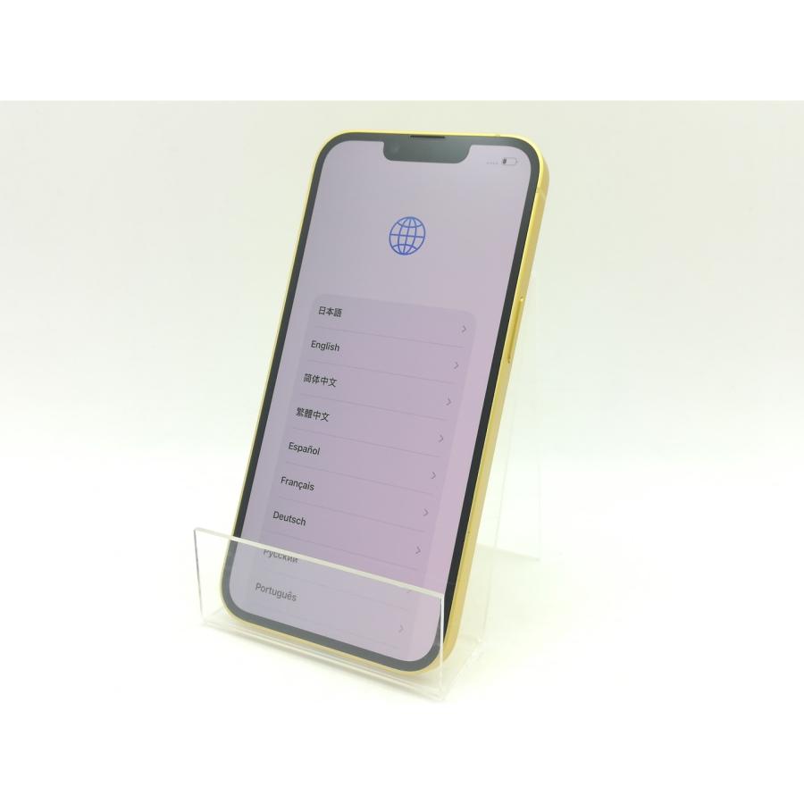 【中古】Apple docomo 【SIMフリー】 iPhone 14 128GB イエロー MR3Q3J/A【神戸】保証期間１ヶ月【ランクB】の画像