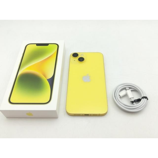 【中古】Apple docomo 【SIMフリー】 iPhone 14 128GB イエロー MR3Q3J/A【神戸】保証期間１ヶ月【ランクB】の画像