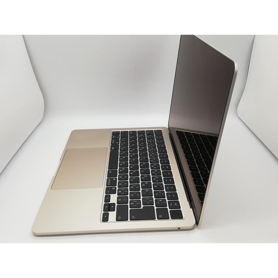 【中古】Apple MacBook Air 13インチ  M2(CPU:8C/GPU:8C) 8GB/256GB スターライト MLY13J/A (M2,2022)【アリオ倉敷】保証期間１ヶ月【ランクB】の画像