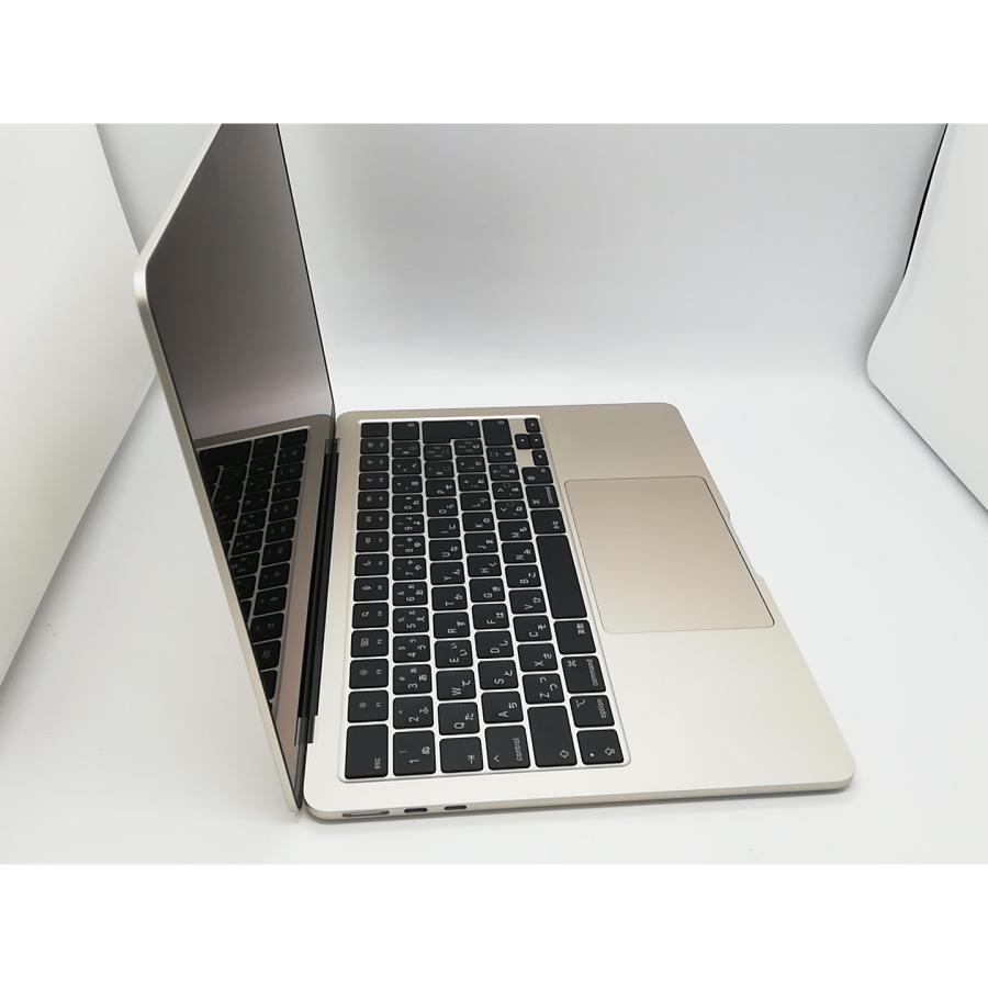 【中古】Apple MacBook Air 13インチ  M2(CPU:8C/GPU:8C) 8GB/256GB スターライト MLY13J/A (M2,2022)【アリオ倉敷】保証期間１ヶ月【ランクB】の画像