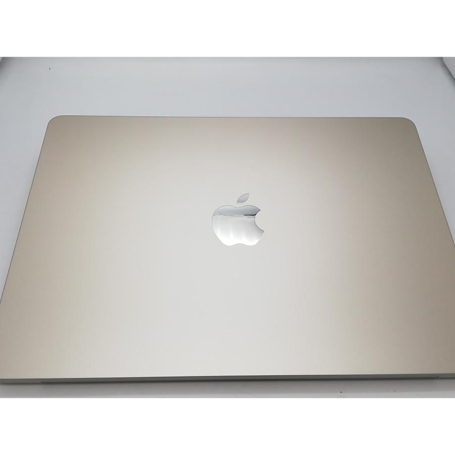 【中古】Apple MacBook Air 13インチ  M2(CPU:8C/GPU:8C) 8GB/256GB スターライト MLY13J/A (M2,2022)【アリオ倉敷】保証期間１ヶ月【ランクB】の画像