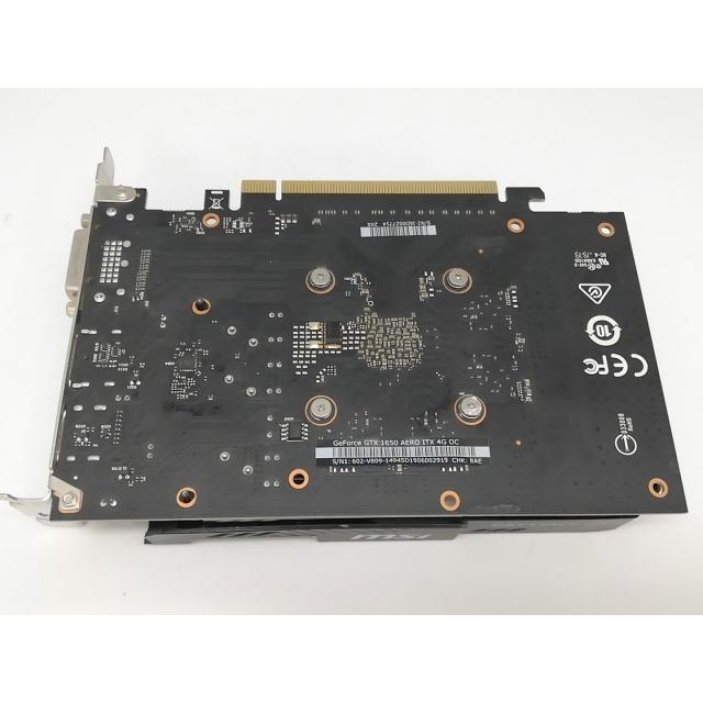 中古】MSI GeForce GTX 1650 AERO ITX 4G OC GTX1650/4GB(GDDR5)/PCI-E