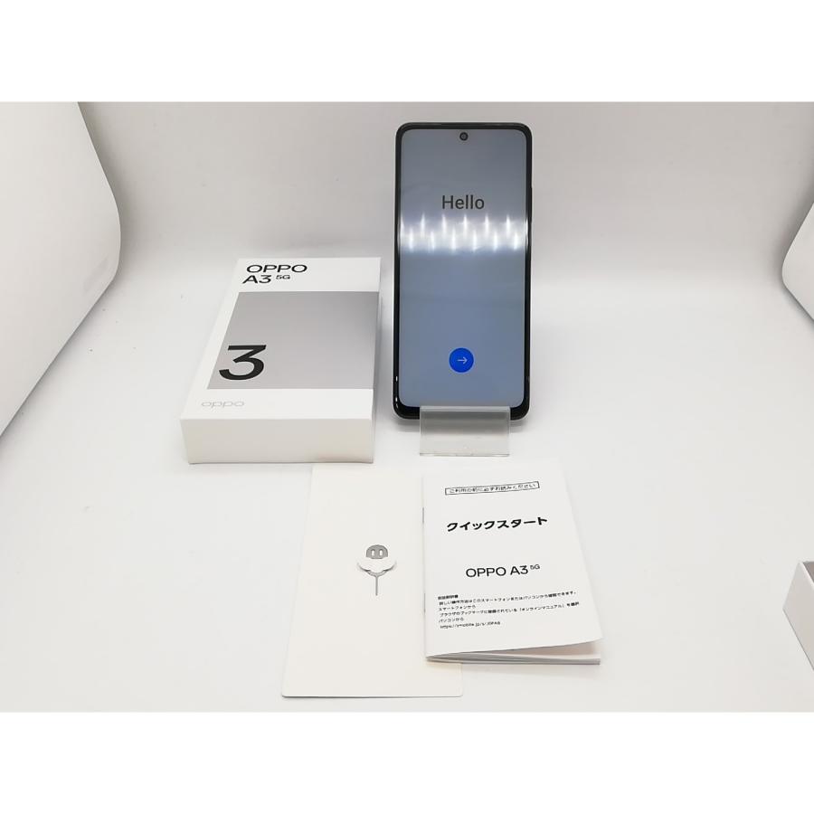 中古】Oppo ymobile 【SIMフリー】 OPPO A3 5G 4GB 128GB ブラック
