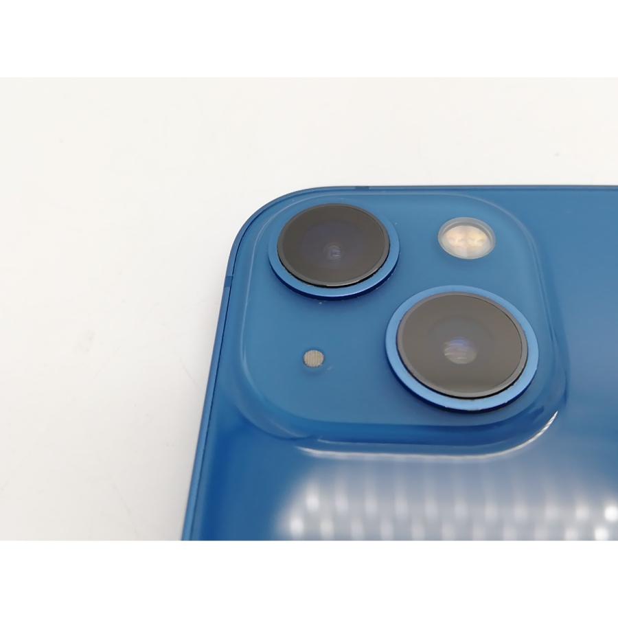 【中古】Apple docomo 【SIMフリー】 iPhone 13 128GB ブルー MLNG3J/A【アリオ倉敷】保証期間１ヶ月【ランクC】の画像