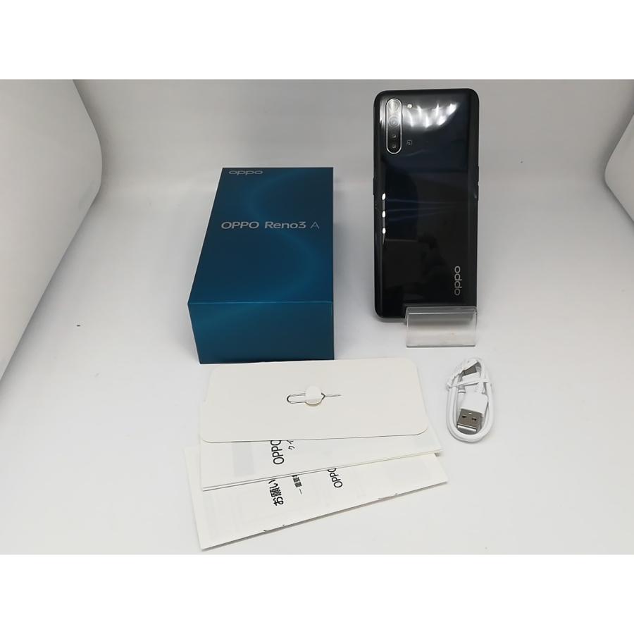 OPPO Reno3A ブラック Y!mobile SIMロック解除済 A002OP SIMロック解除