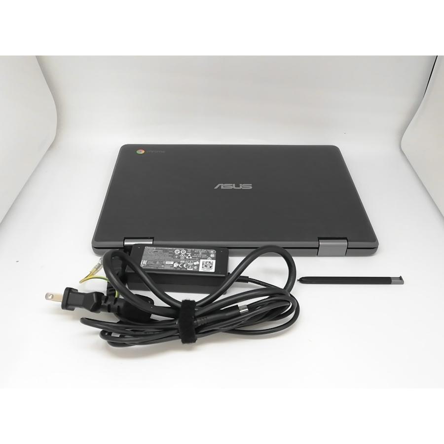 中古】Chromebook Flip C214MA C214MA-GA0028 ダークグレー【Celeron