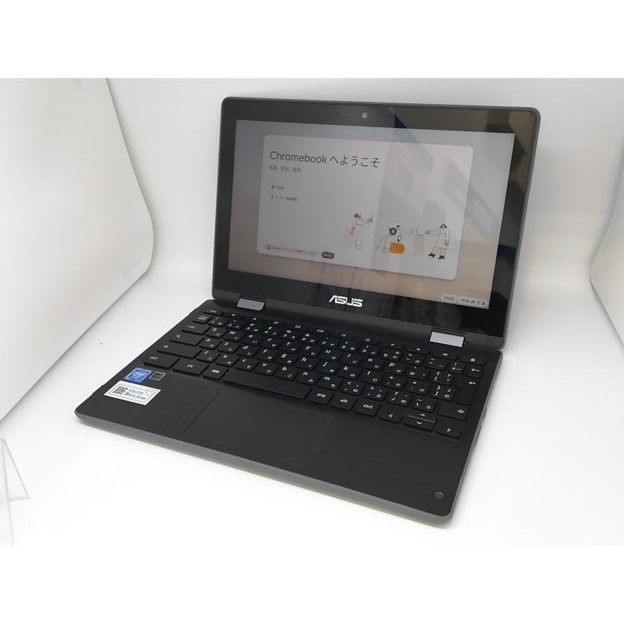 中古品 ASUS Chromebook Flip C214MA-GA0028 中古】Chromebook Flip C214MA C214MA-GA0028 ダークグレー【Celeron