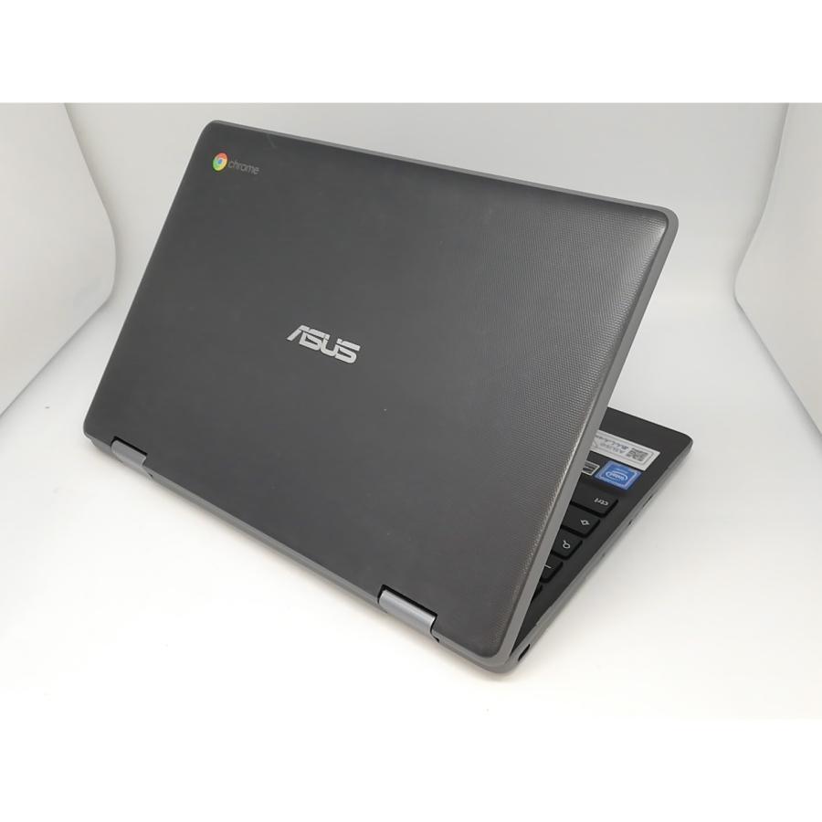 中古】Chromebook Flip C214MA C214MA-GA0028 ダークグレー【Celeron