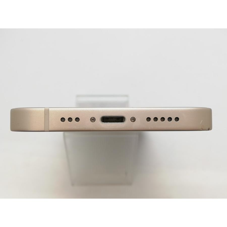 【中古】Apple au 【SIMフリー】 iPhone 14 128GB スターライト MPUQ3J/A【アリオ倉敷】保証期間１ヶ月【ランクC】の画像