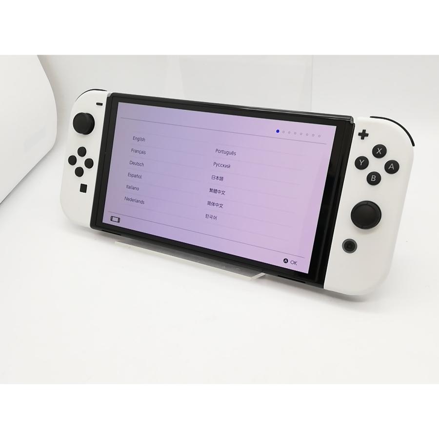 中古】Nintendo Switch 本体 (有機ELモデル) HEG-S-KAAAA ホワイト
