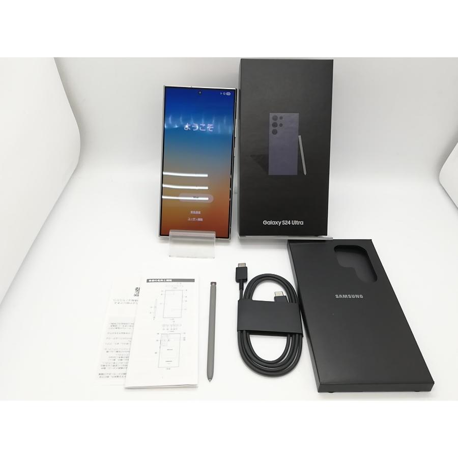 【中古】SAMSUNG docomo 【SIMフリー】 Galaxy S24 Ultra チタニウムバイオレット 12GB 256GB SC-52E【アリオ倉敷】保証期間１ヶ月【ランクA】の画像