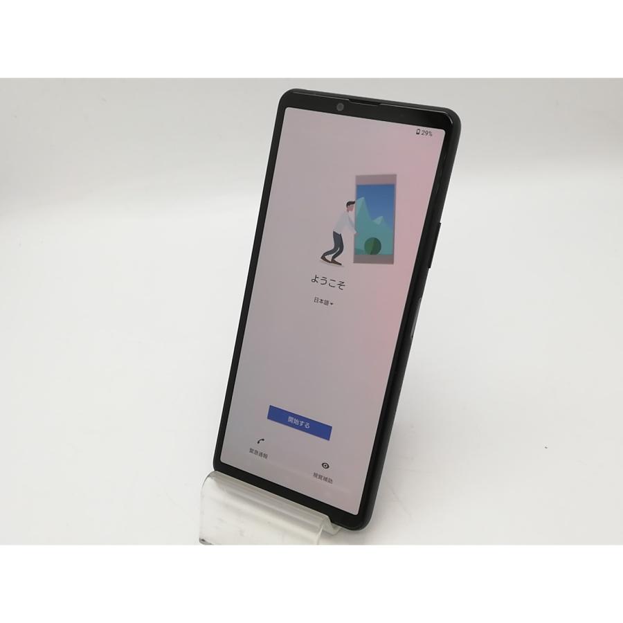 中古】SONY docomo 【SIMロック解除済み】 Xperia 10 III ブラック 6GB
