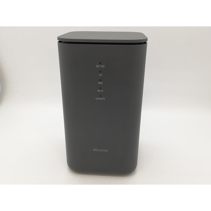 中古】SHARP docomo 【SIMフリー】 home 5G HR02 [ダークグレー