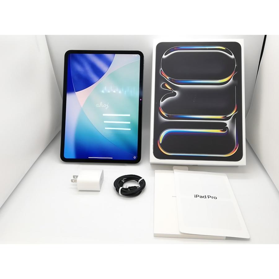 【中古】Apple 【Wi-Fi】 11インチ iPad Pro（M5/2025） 512GB スペースブラック 標準ガラス MDWM4J/A【アリオ倉敷】保証期間１ヶ月【ランクA】の画像