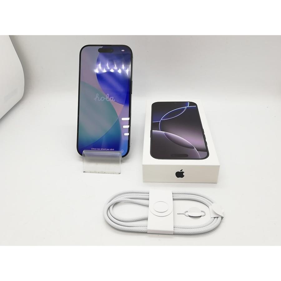 中古】Apple 国内版 【SIMフリー】 iPhone 16 Pro 128GB ブラック 