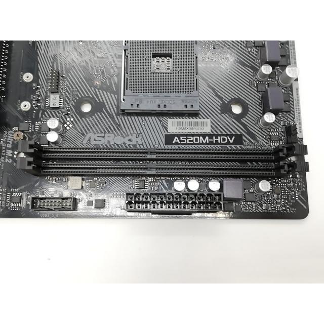 中古】ASRock A520M-HDV A520/AM4/MicroATX【アリオ倉敷】保証期間1