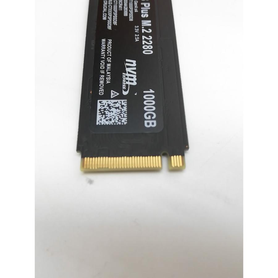 2*）様 Crucial P3 1000GB M.2 2280 SSD【中古】 中古】Crucial P3 Plus(CT1000P3PSSD8) 1TB/M.2 2280(PCIe4.0 NVMe