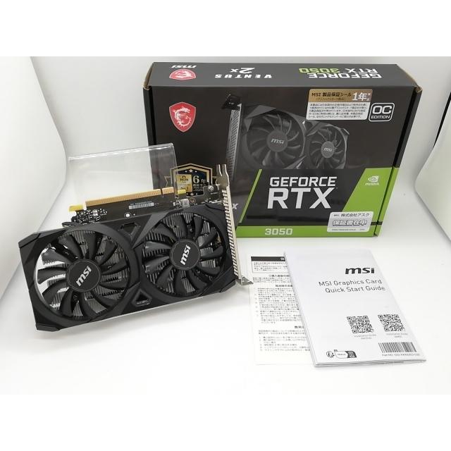 中古】MSI GeForce RTX 3050 VENTUS 2X 6G OC RTX3050/6GB(GDDR6
