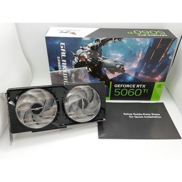 中古】玄人志向 GALAKURO GAMING GG-RTX5060Ti-E16GB/OC/DF/V2