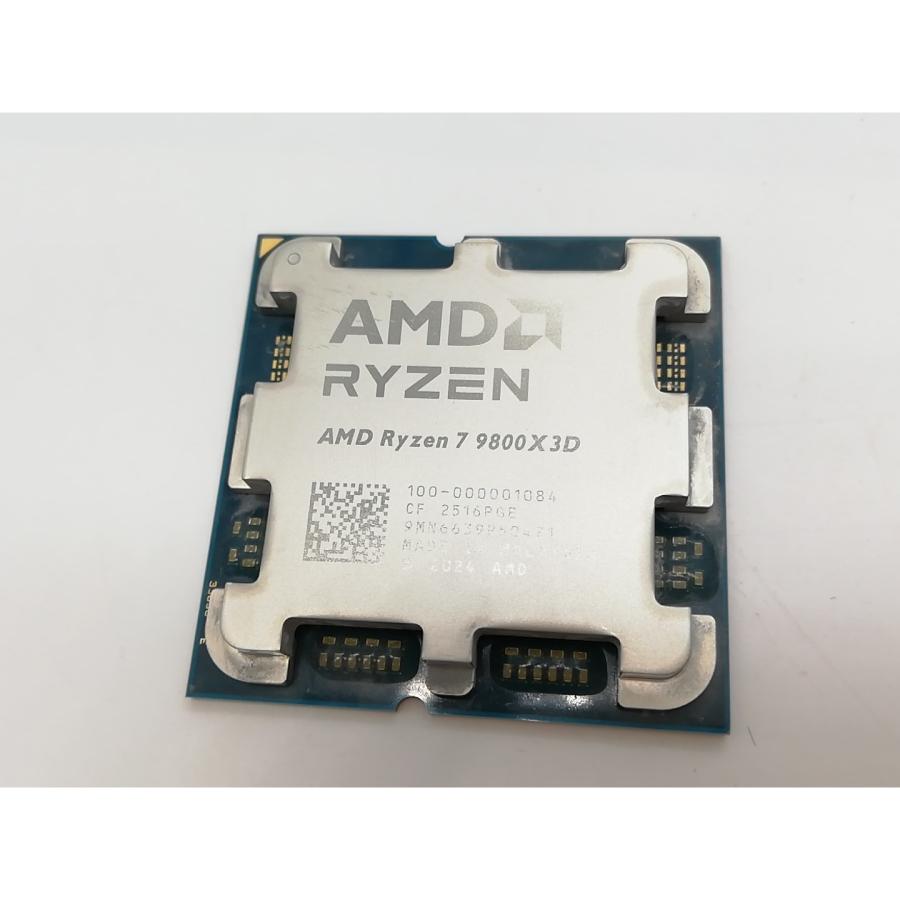 中古】AMD Ryzen 7 9800X3D (4.7GHz/TC:5.2GHz) BOX AM5/8C/16T/L3