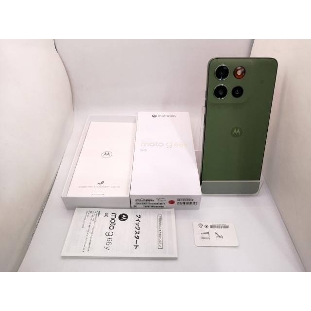 未使用】MOTOROLA ymobile 【SIMフリー】 moto g66y 5G PANTONE Dill