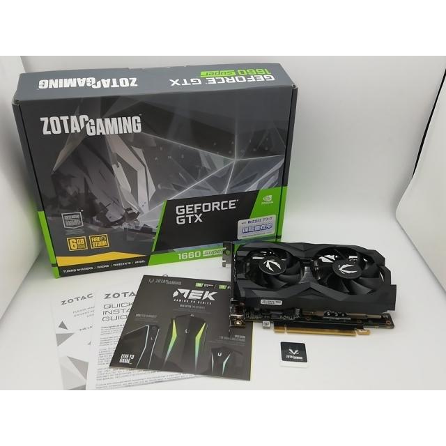 中古】ZOTAC GAMING GeForce GTX 1660 SUPER Twin Fan(ZT-T16620F-10L