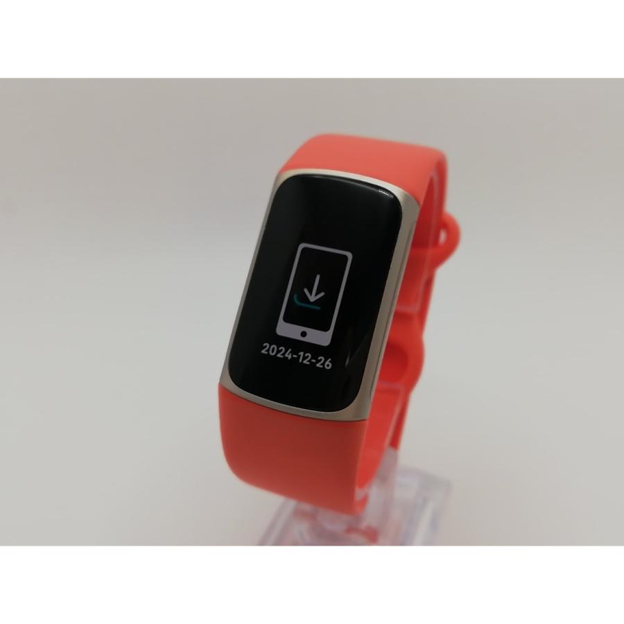 中古】Fitbit Fitbit Charge 6 Coralバンド/ChampagneGoldアルミニウム